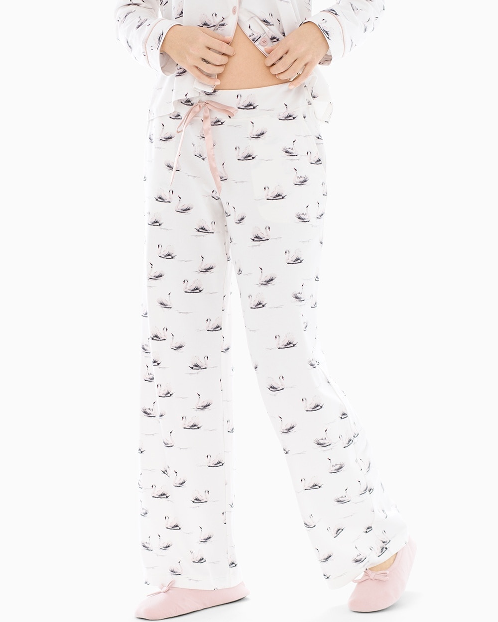 Embraceable Pajama Pants Pretty Swan Ivory SH