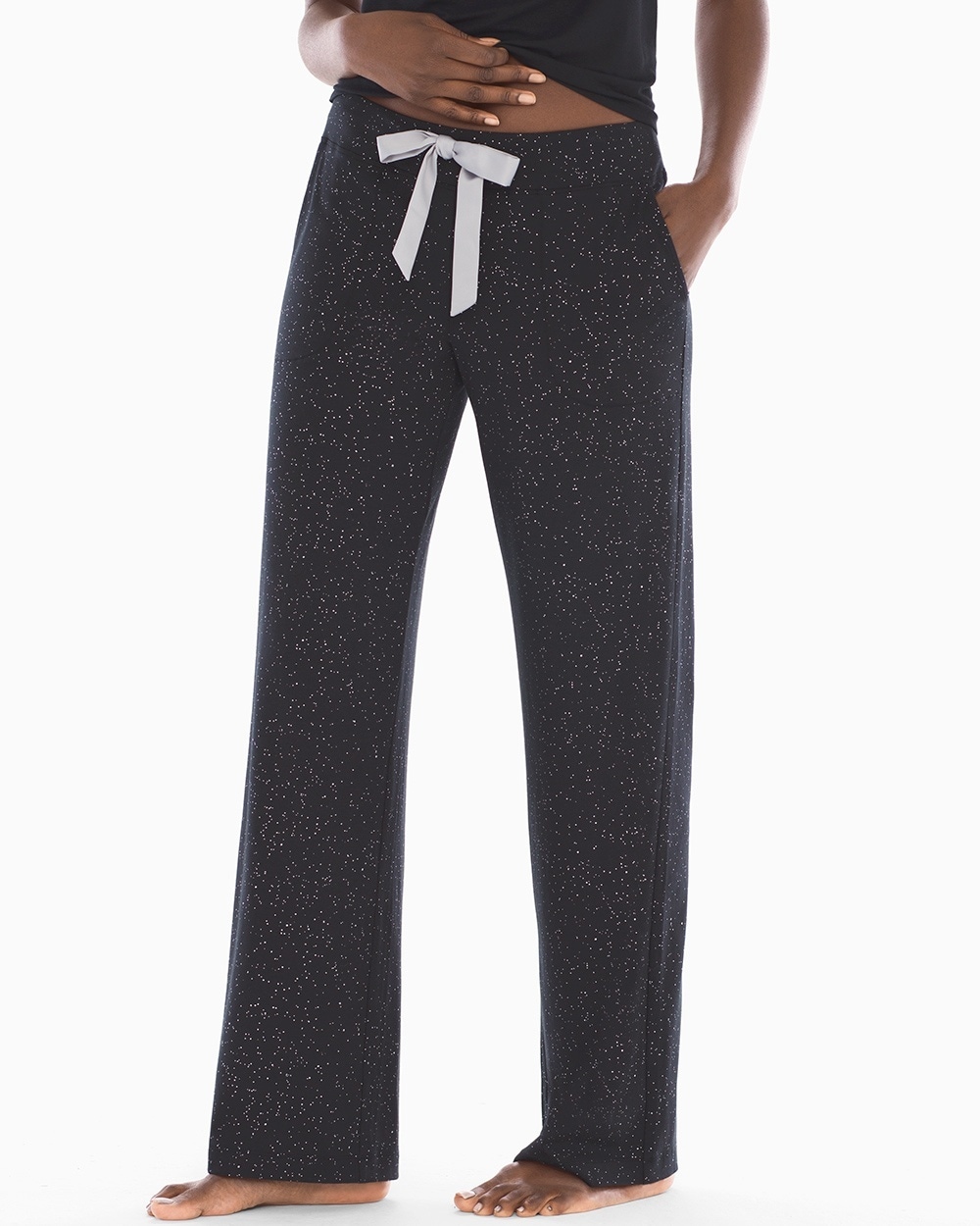 Embraceable Pajama Pants Glittered Black  SH