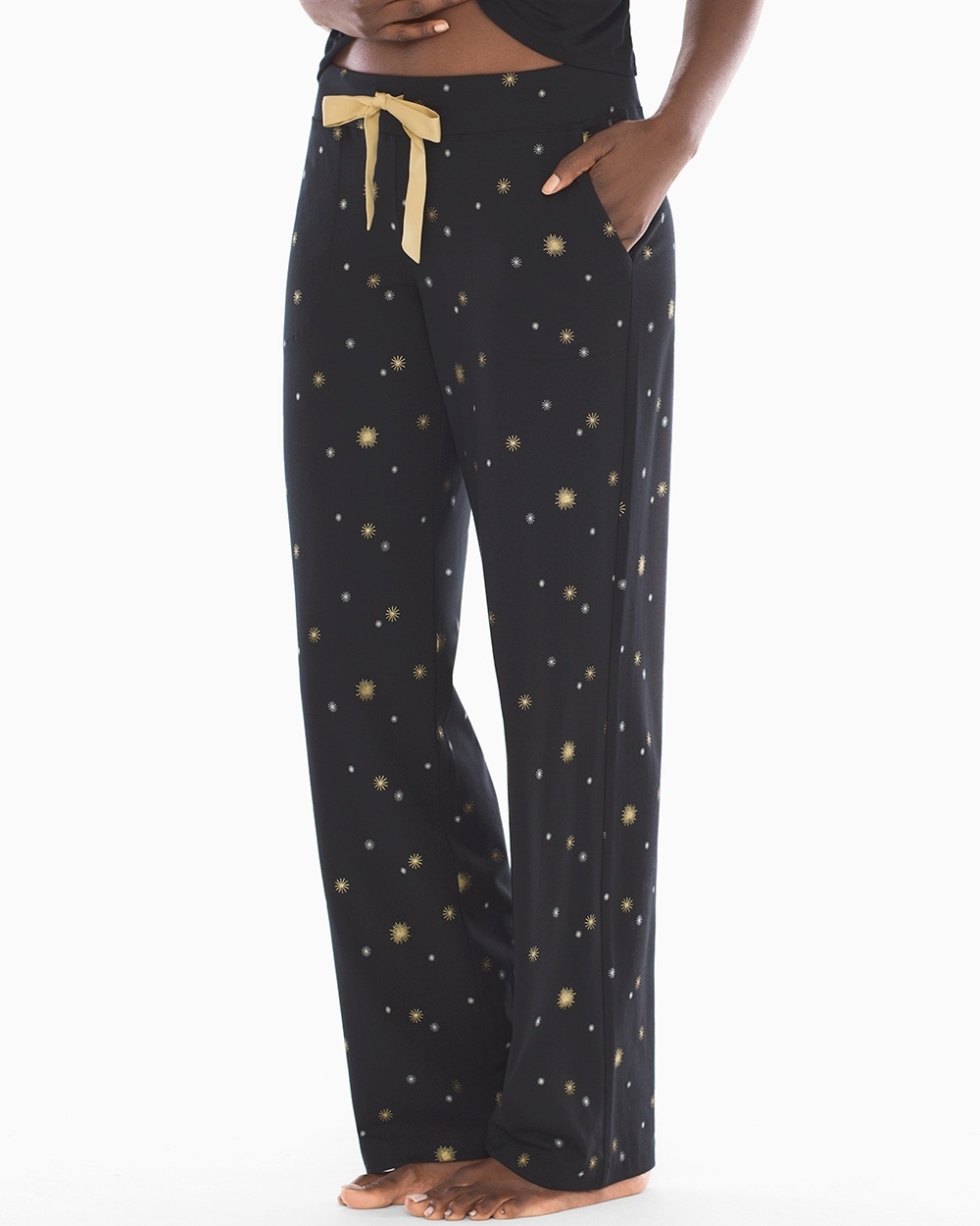 Embraceable Pajama Pants Star Bright Black