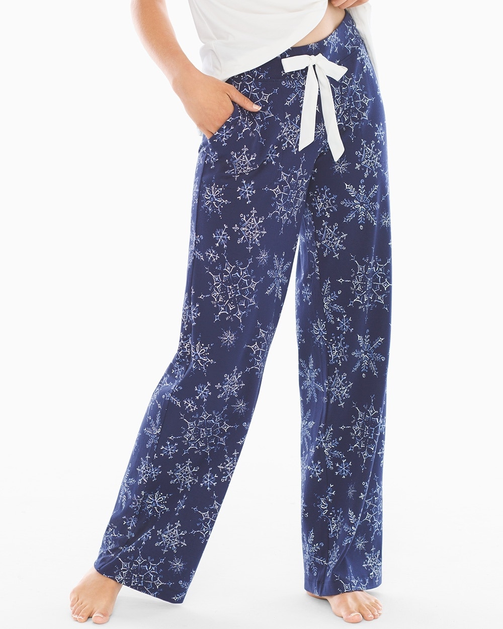 Embraceable Pajama Pants Snowy Navy