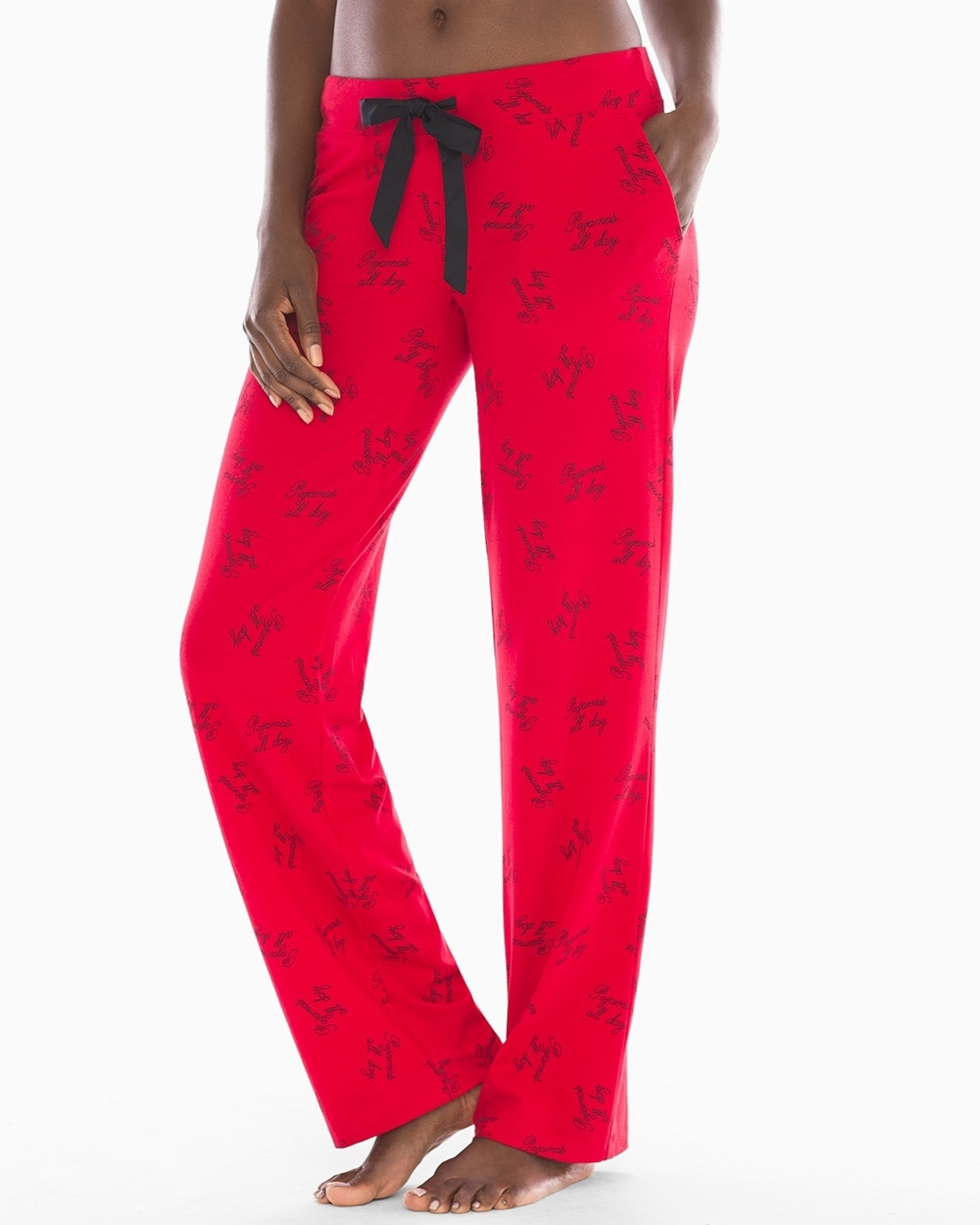 Embraceable Pants Pajamas All Day Red - Soma