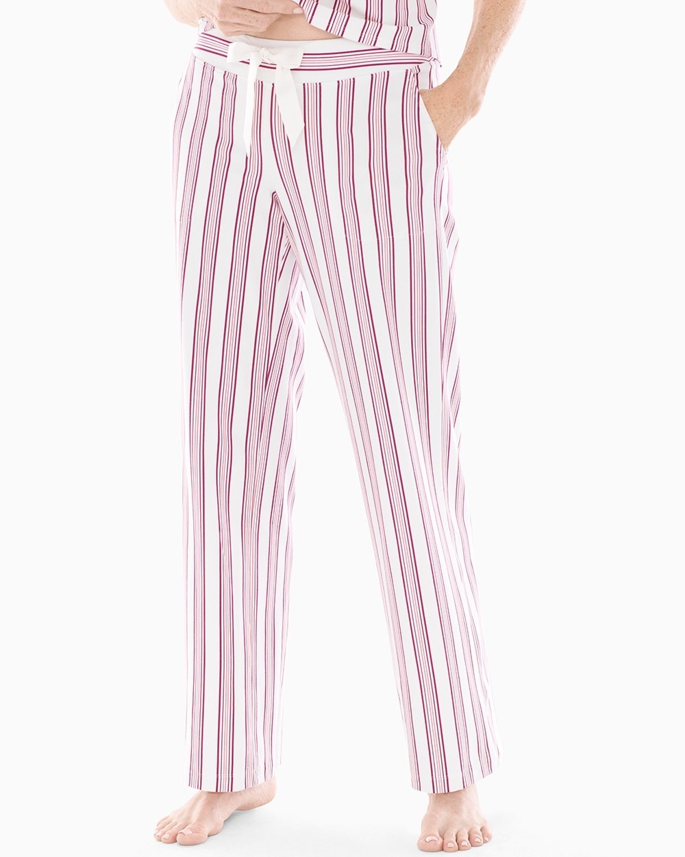 Embraceable Pajama Pants Noble Stripe Ivory
