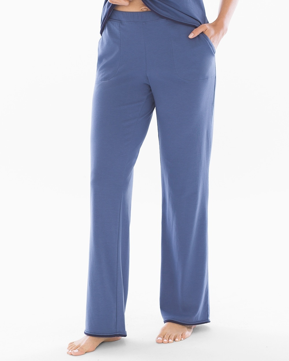 Pima Cotton Pajama Pants Grecian Blue RG