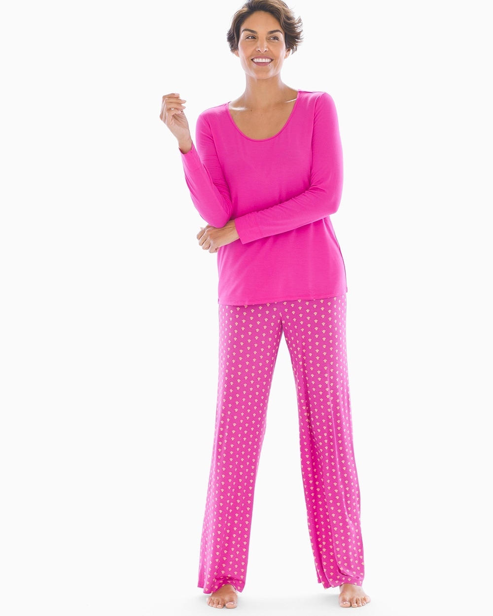 Cool Nights Long Sleeve Pajama Set Napolean Bee with Nouveau TL