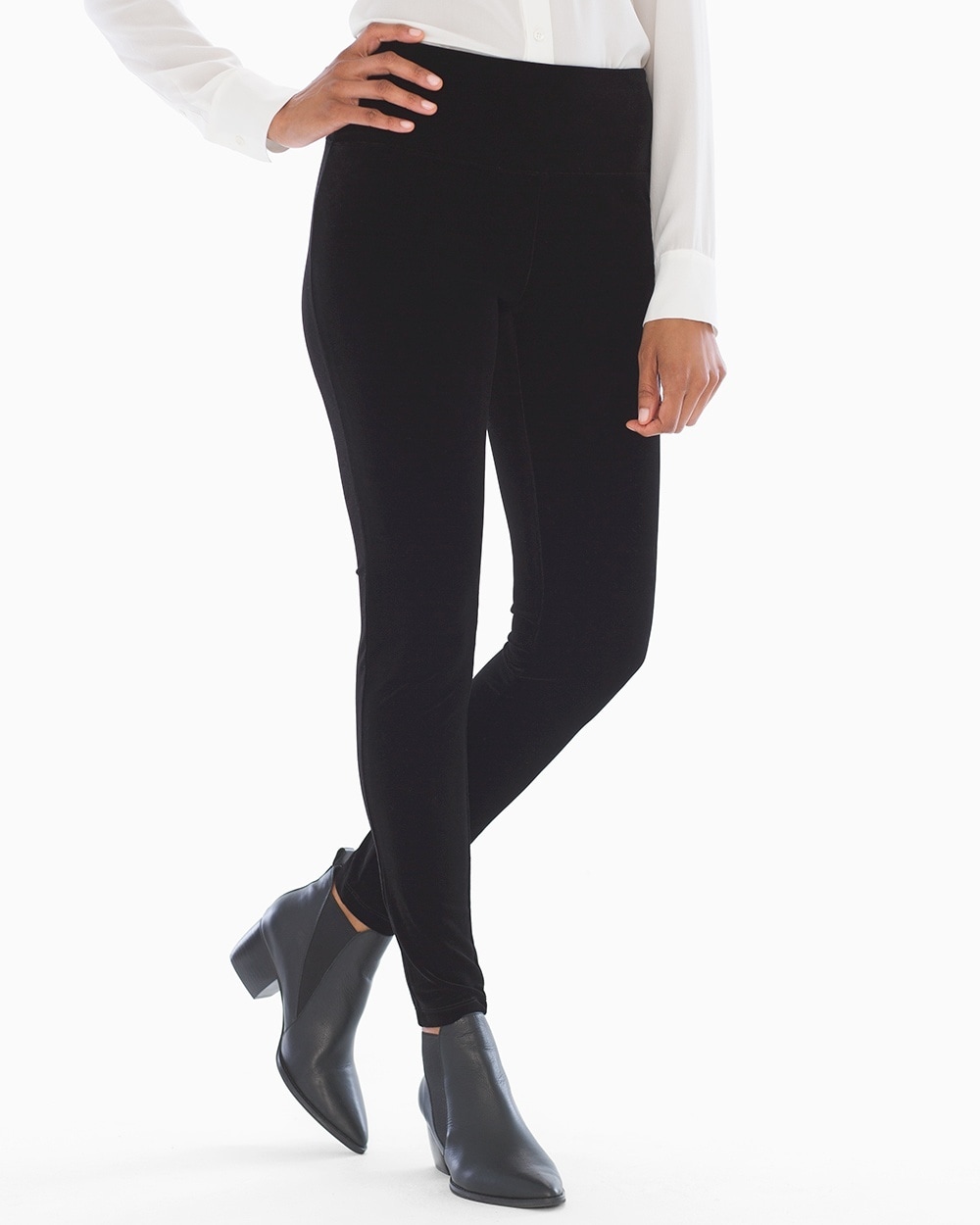 Smoothing Velvet Leggings Black RG