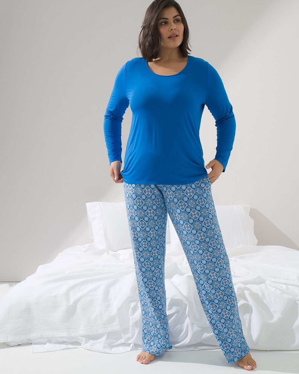 Cool Nights Long Sleeve Pajama Set Regular