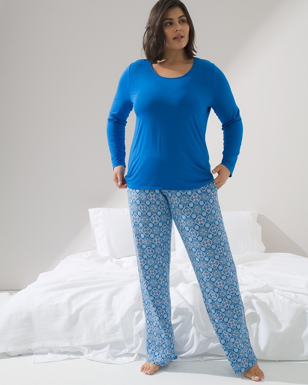 Cool Nights Long Sleeve Pajama Set