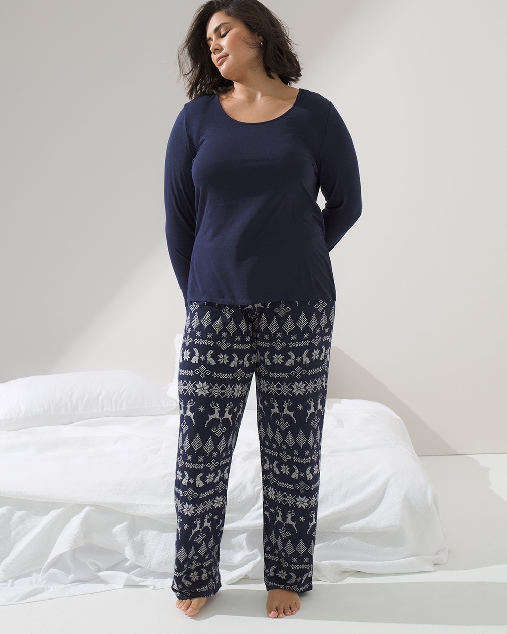 Cool Nights Long Sleeve Pajama Set