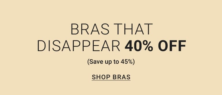 Mobile 40% off Bras that disappear
