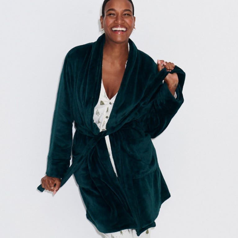 $30 Short Plush Robes