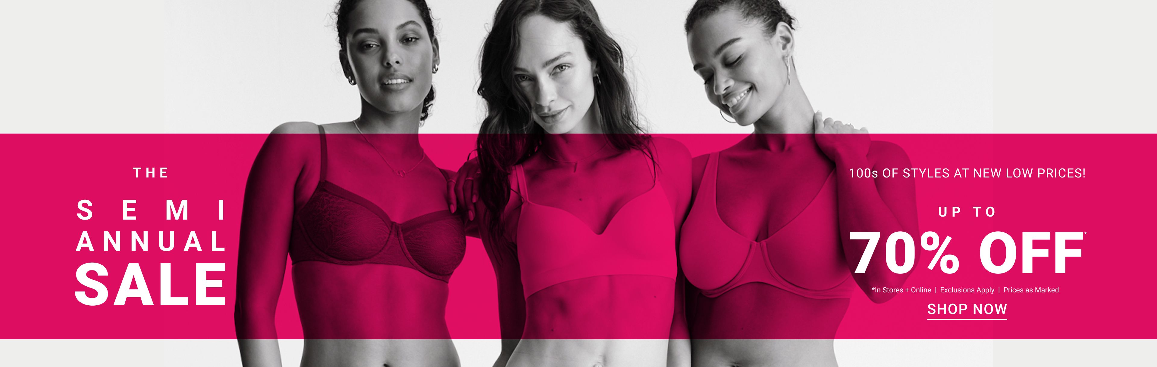 Semi Annual Sale Up to 70% Off