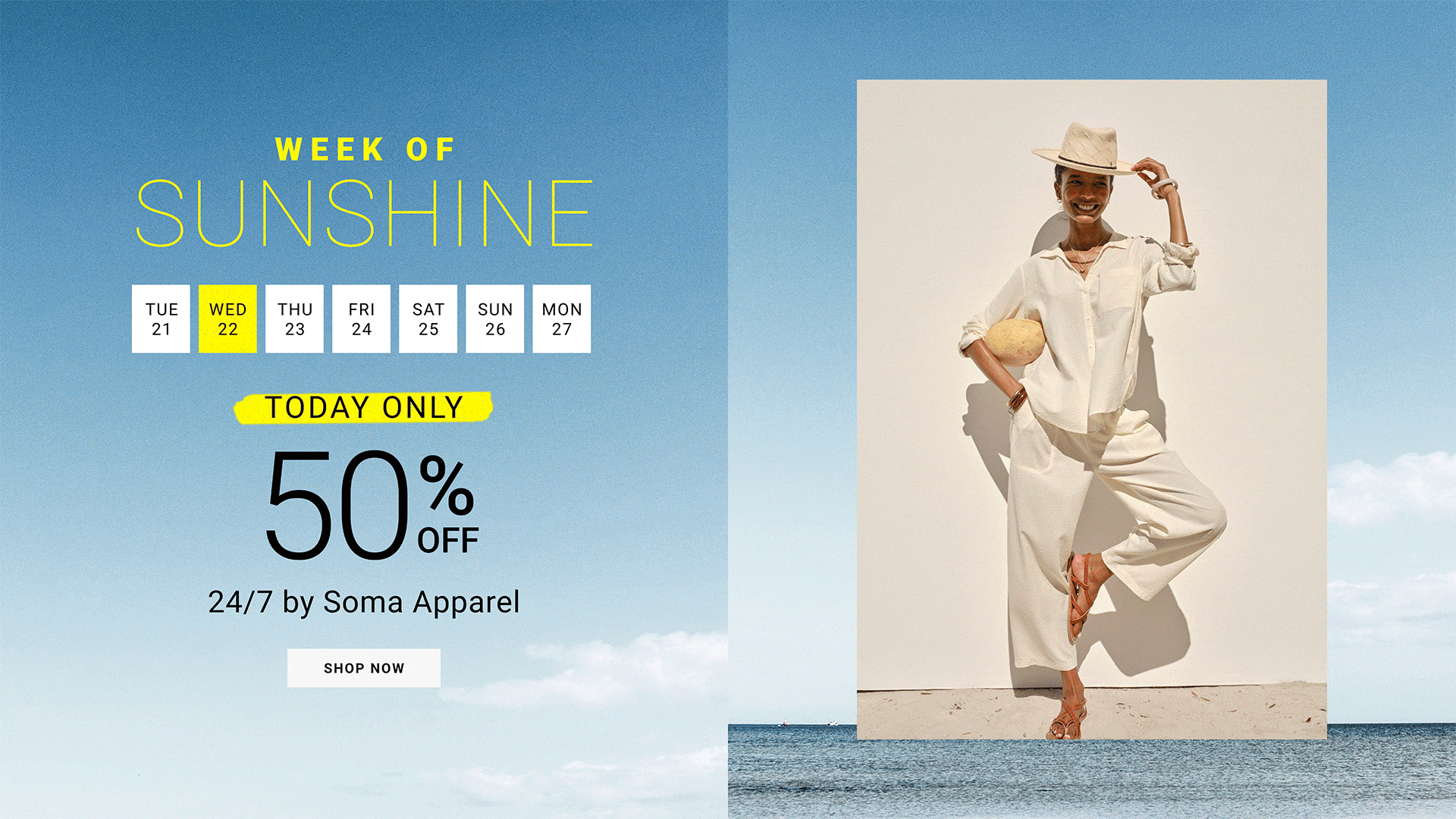 50% Off Soma Apparel
