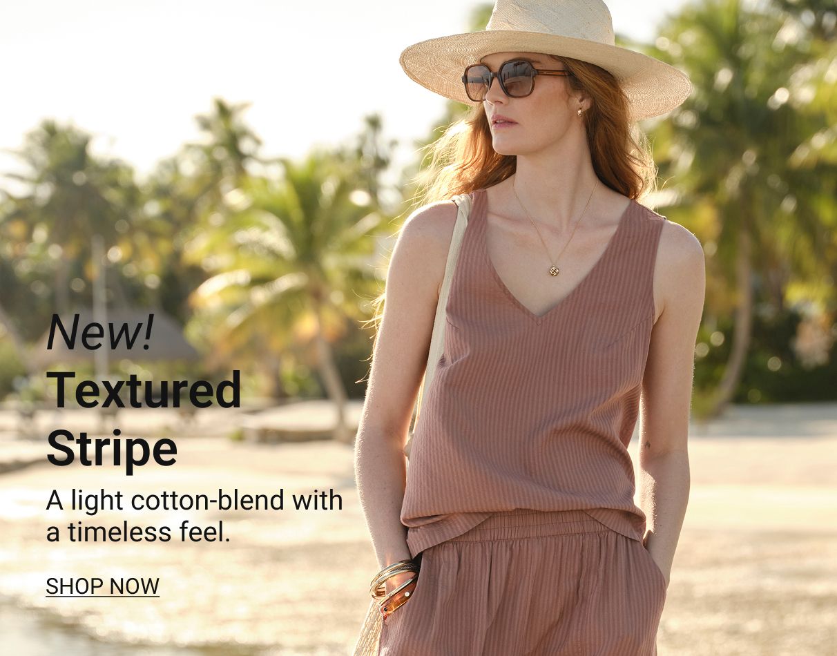 Textured Stripe Cotton
