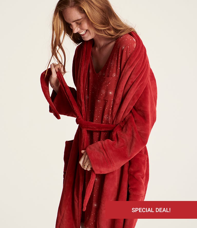 $30 Plush Robe Short