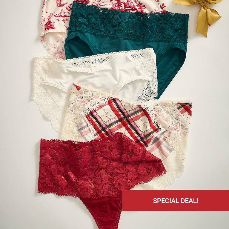 50% Off 6 or More Panties