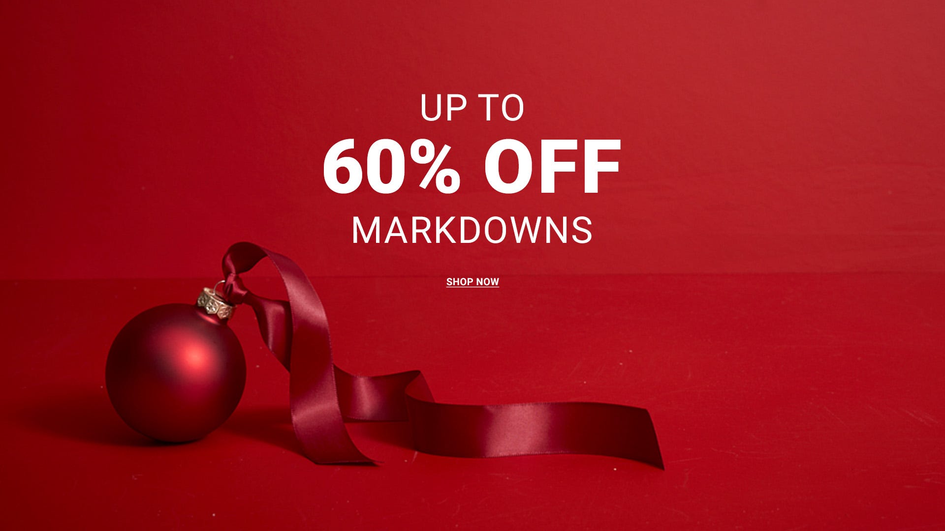 Up to 60% Off markdowns