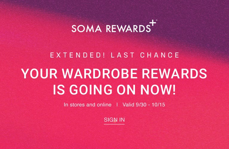Extended Wardrobe Rewards Guest