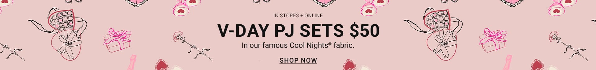 $50 Vday PJ sets