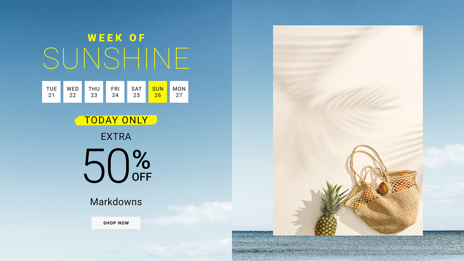 Extra 50% Off Markdowns