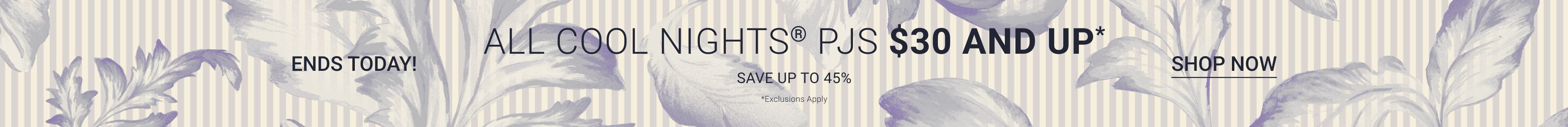 $30 and Up Cool Nights PJs