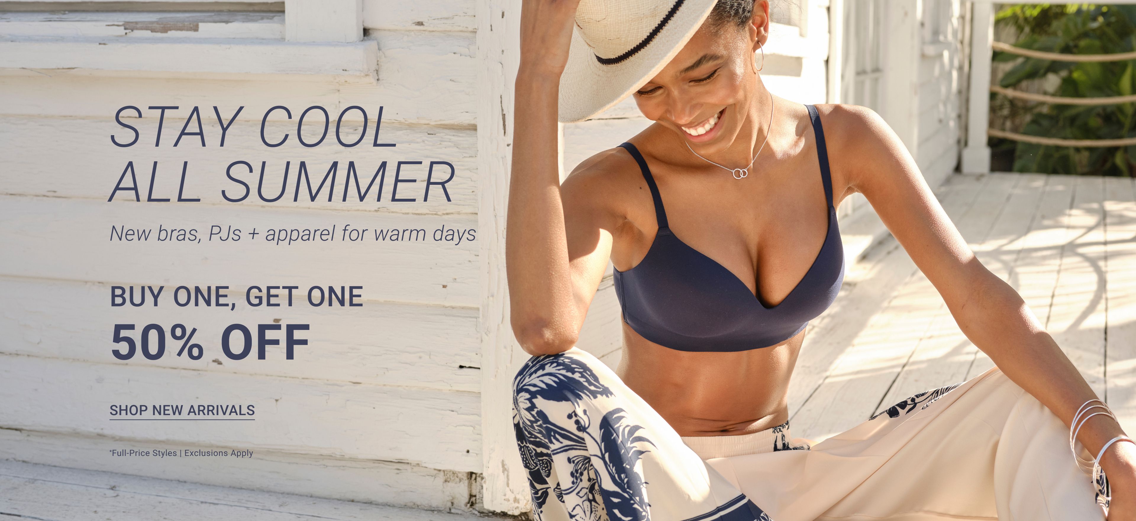 BOGO 50% Off Bras Pjs Apparel