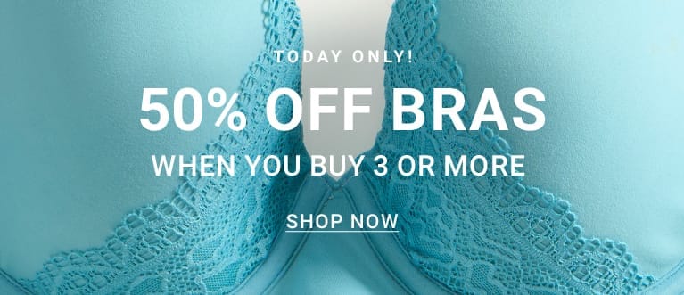 Mobile 50% Off Bras When You buy 3+