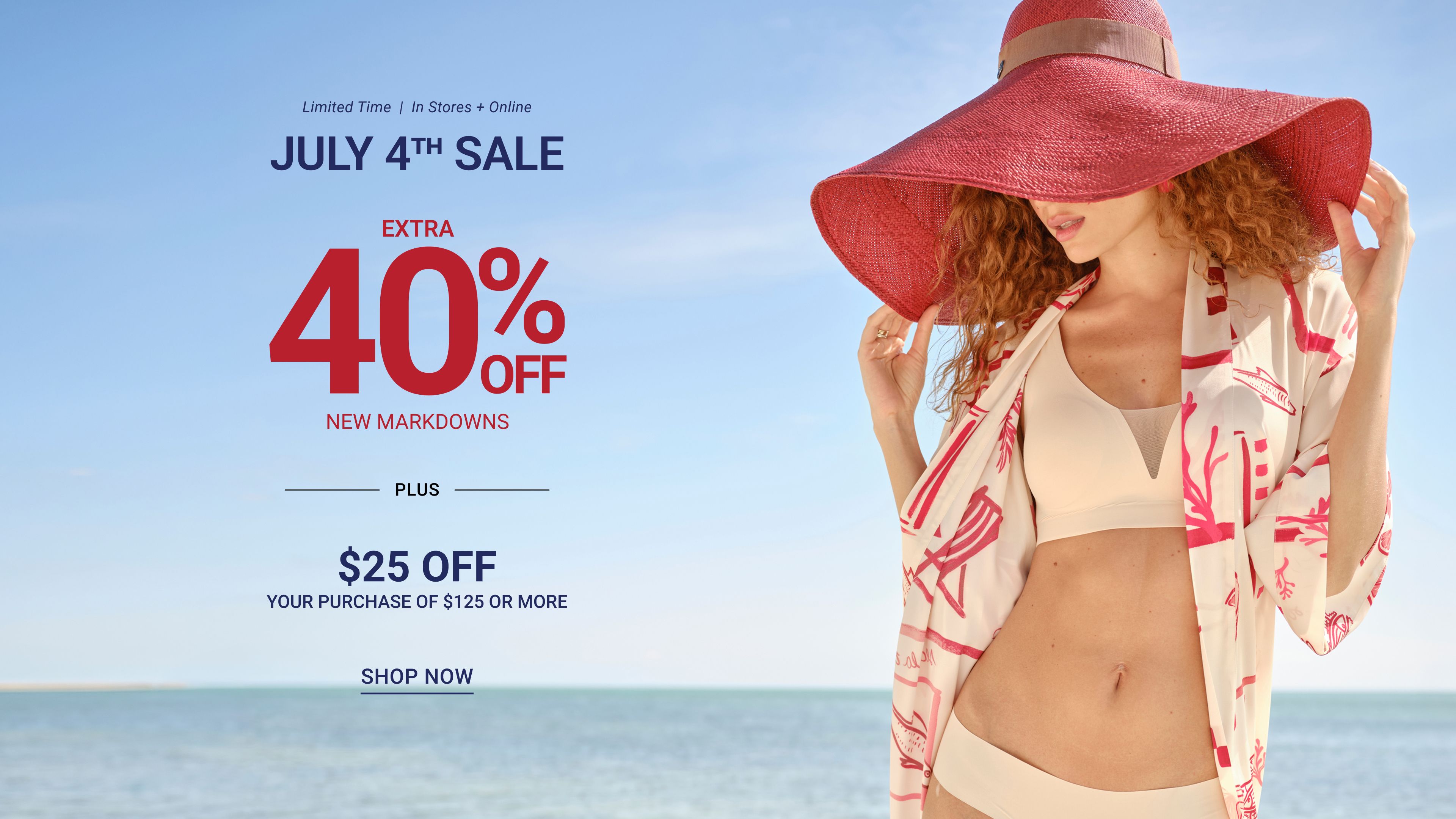 40% Off New Markdowns