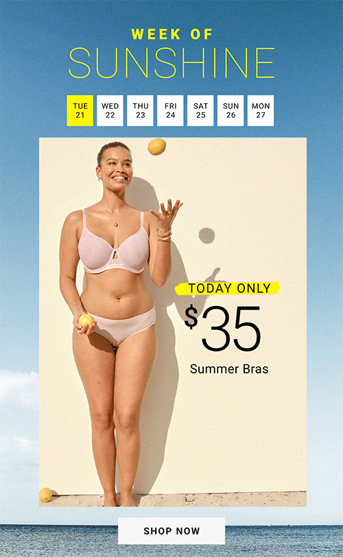 Mobiile $35 Summer Bras