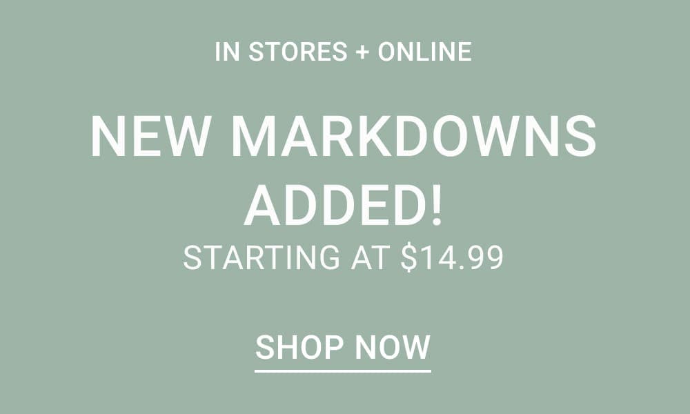 Mobile New Markdowns Added