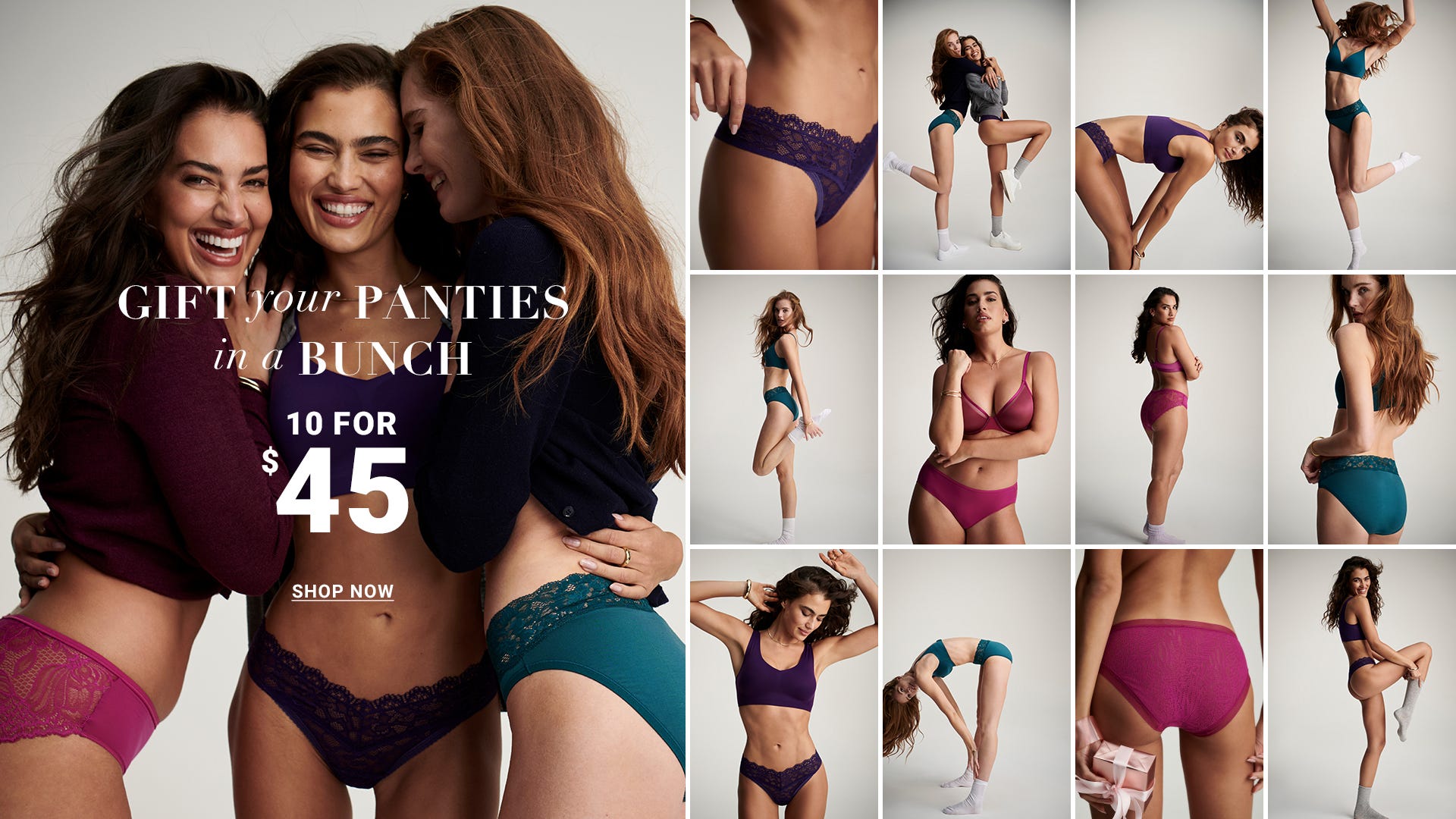 10 for $45 Panties