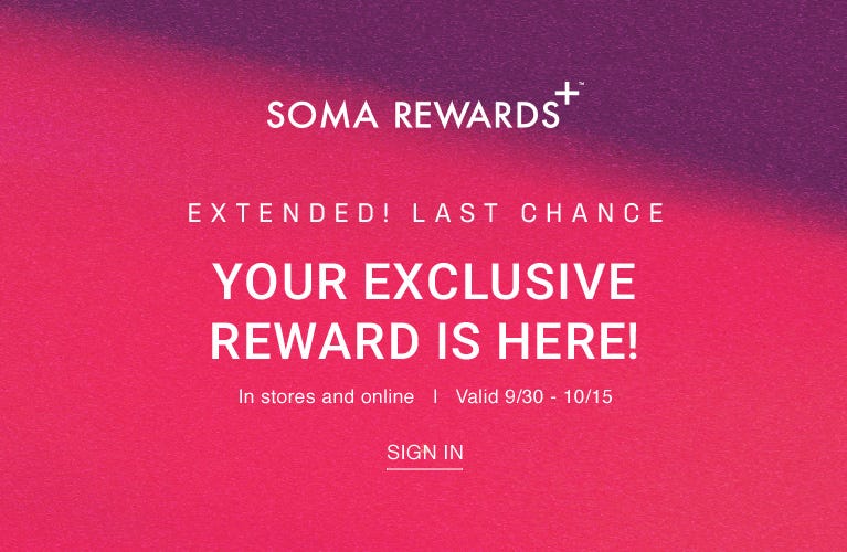 Loyalty Wardrobe Rewards Extended