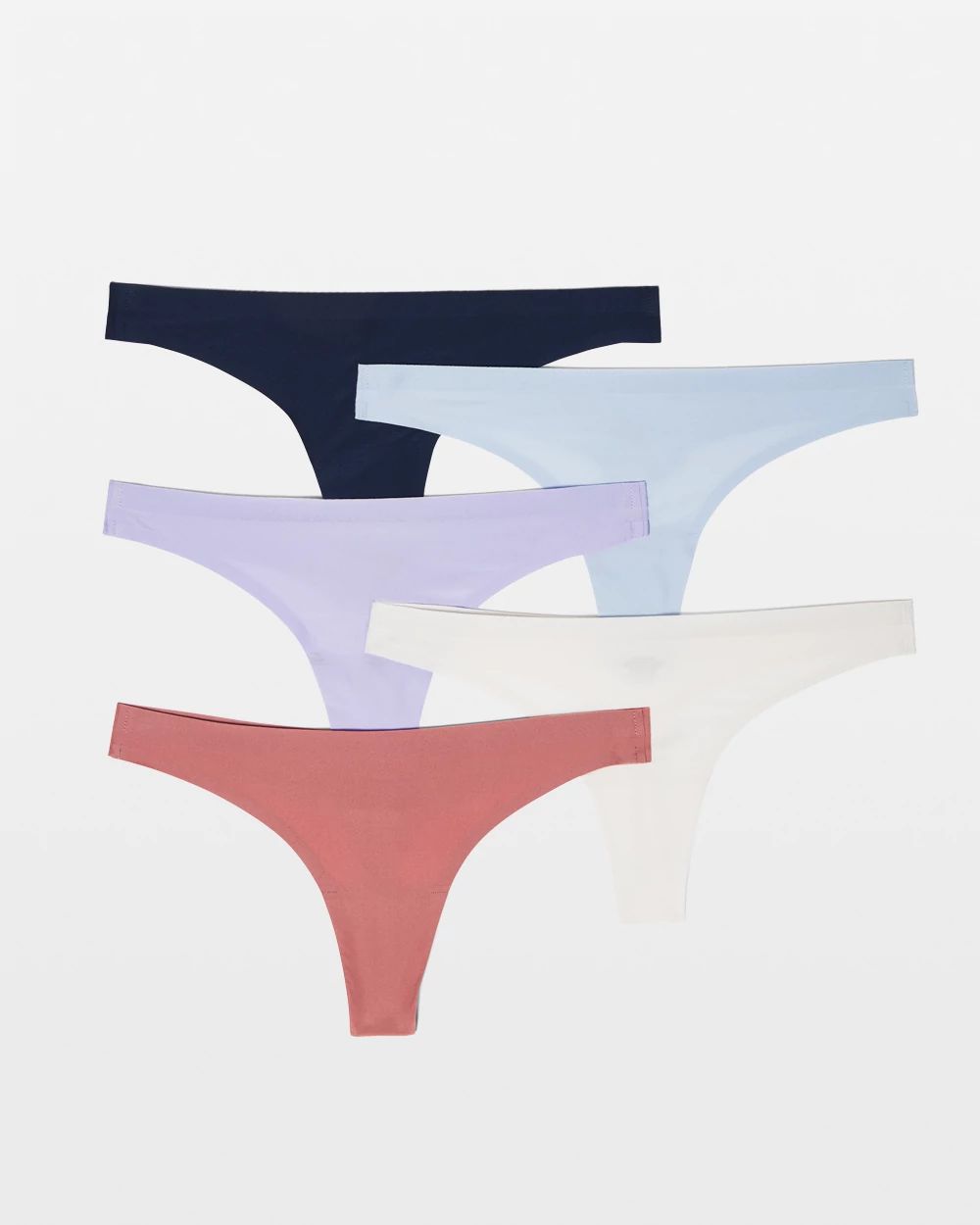 Enbliss Soft Stretch Thong Panty 5 Pack