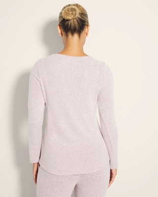 Cozyluxe Long-Sleeve Pajama Top click to view larger image.
