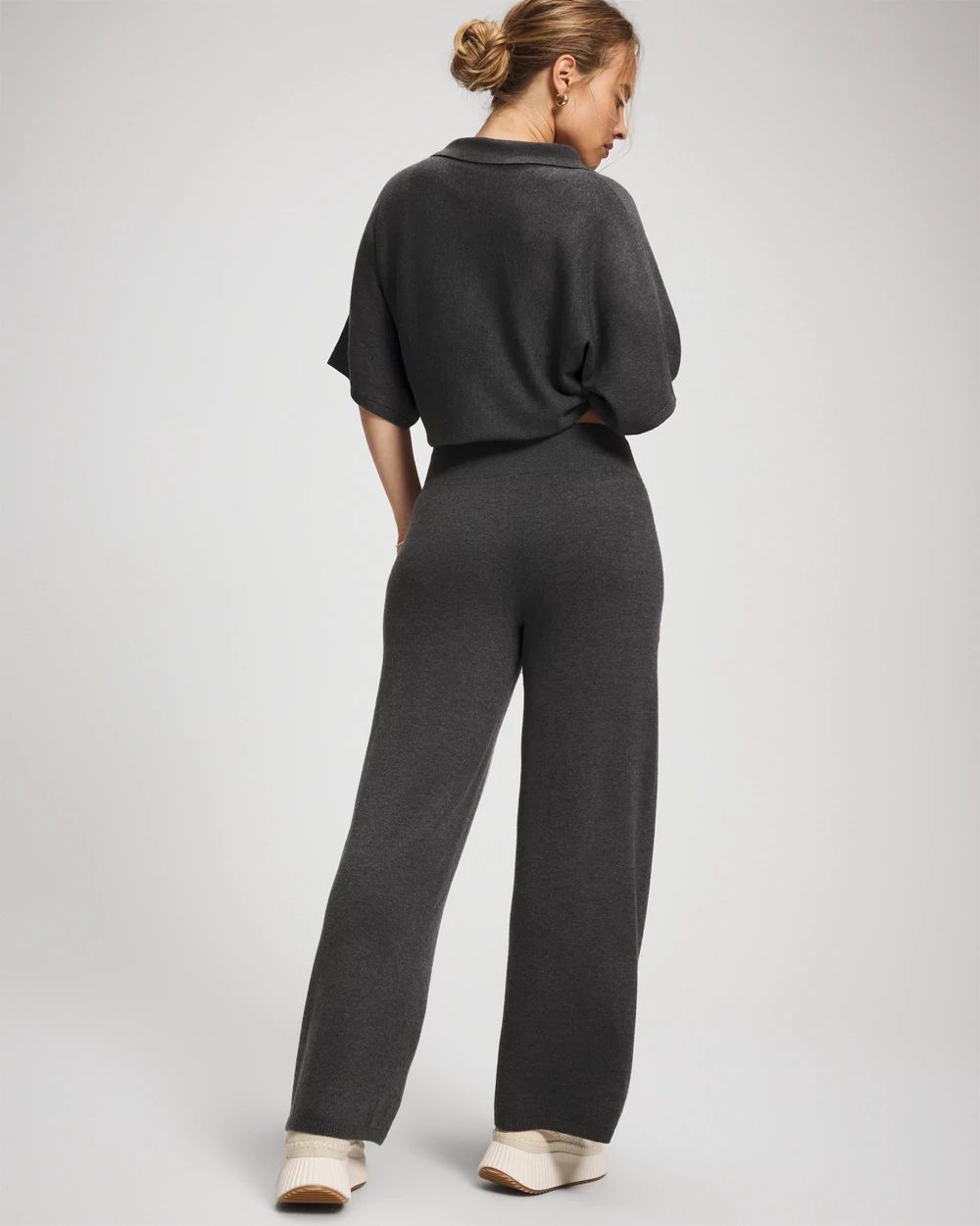 Premier Knit Sweater Wide Leg Pant