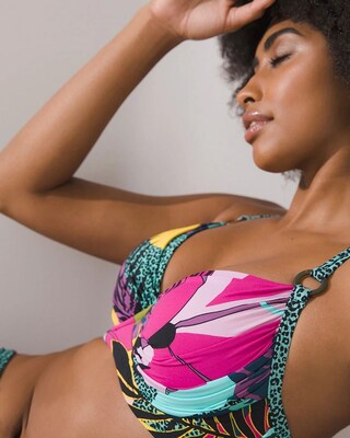 Beattie Jungle Book Over-The-Shoulder Bikini Swim Top