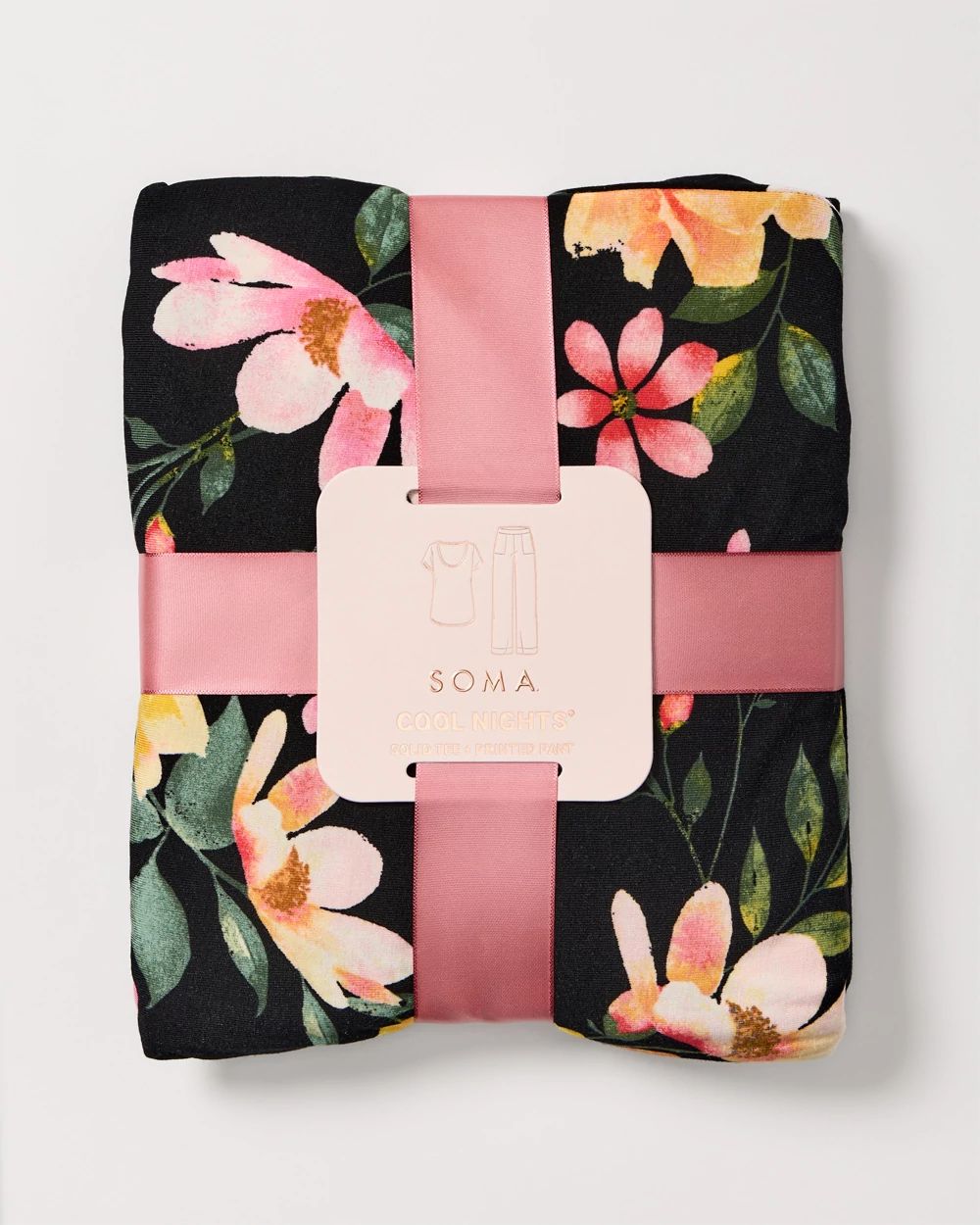 Cool Nights Packaged Short-Sleeve Pant Pajama Set