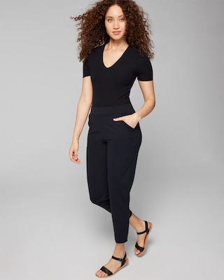 Body Short-Sleeve V-Neck Bodysuit click to view larger image.