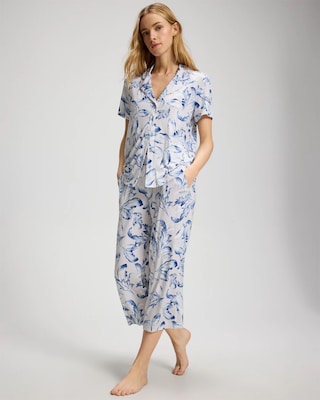 Cropped Pajama Pants