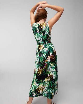 Shirred-Waist Bra Dress