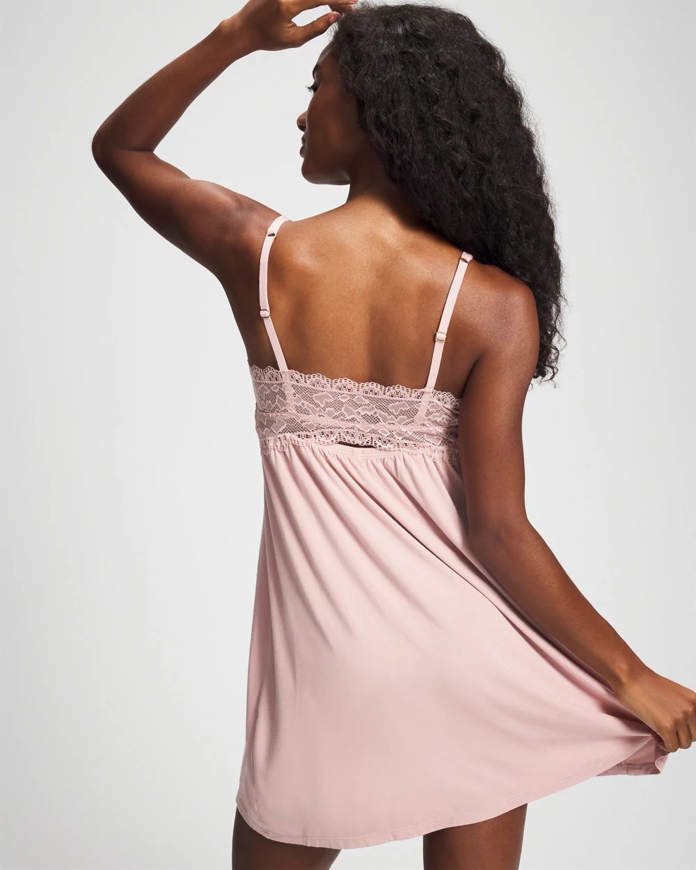 Cool Nights Soft Support Lace Chemise
