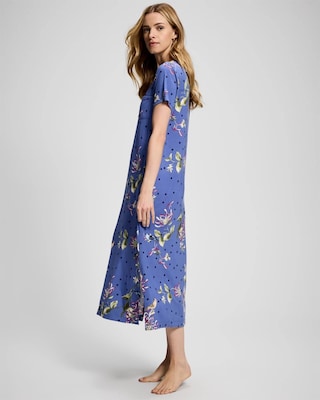 Short Sleeve Long Sleepshirt click to view larger image.