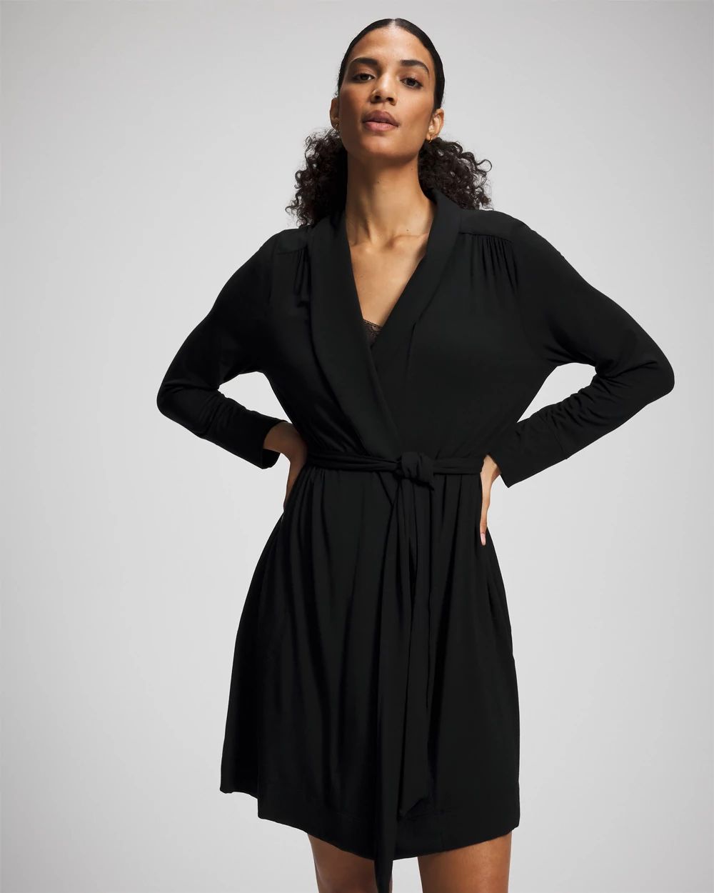 Cool Nights Short Robe