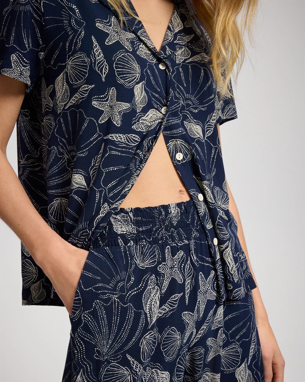 Cool Nights Cropped Pajama Pants