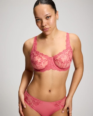Sensuous Embroidery Balconette Bra
