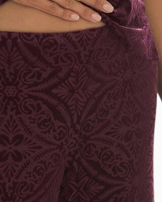 Burnout Print Pajama Pants