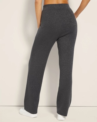 Lurex Straight Leg Sweater Pant click to view larger image.