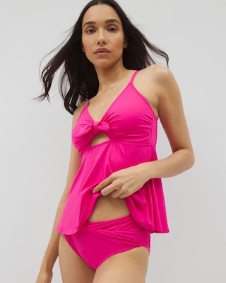 Twist-Front Bikini Bottoms