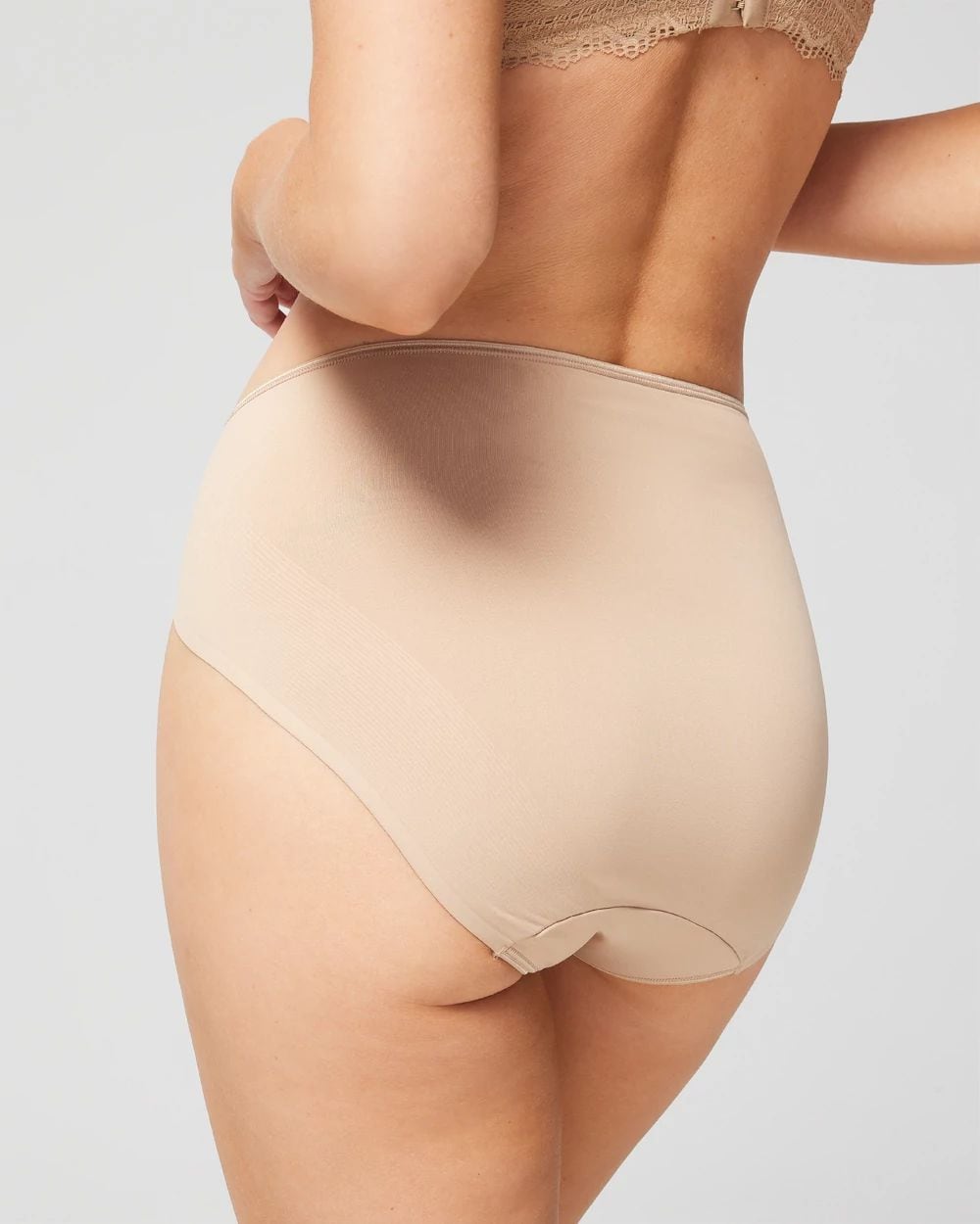 High-Leg Brief Panty with Lace click to view larger image.