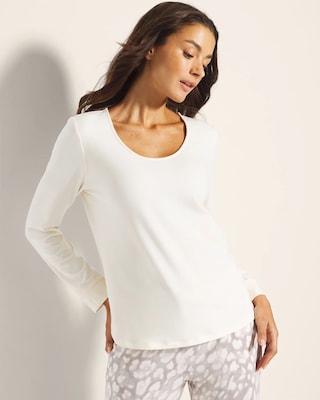 Long-Sleeve Pajama Top