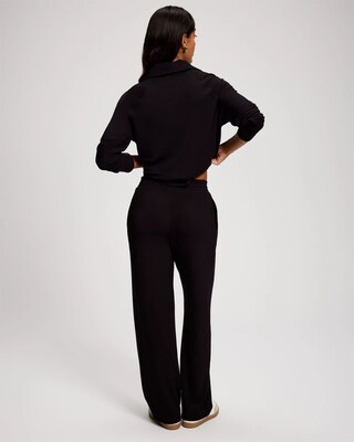 Ultra Soft Fleece Straight Leg Sweatpants click to view larger image.